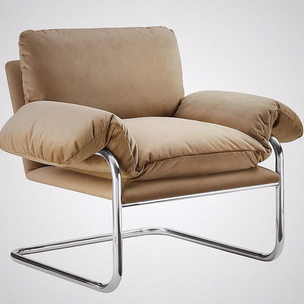 Ansel Performance Velvet Accent Chair