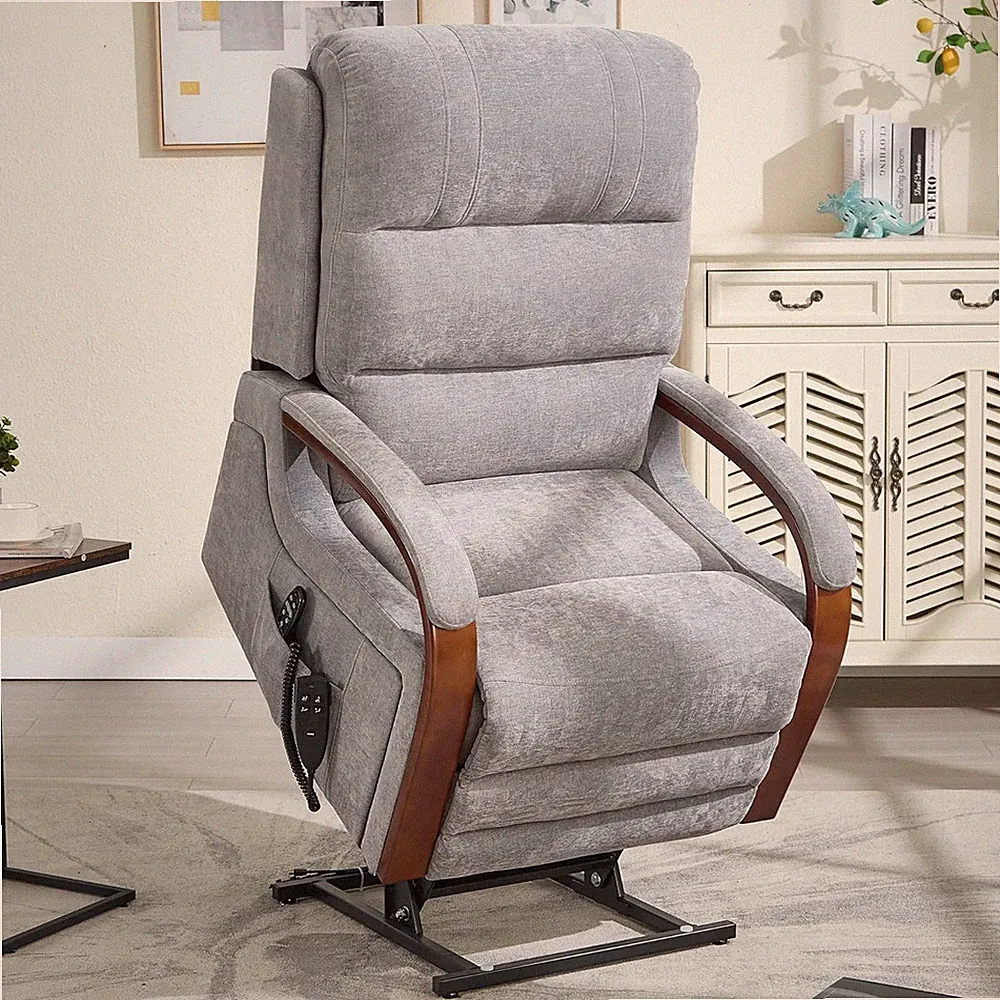 Dual Motor Power Lift Recliner Chair, Lift Chair with Massage and Heat for Elder
