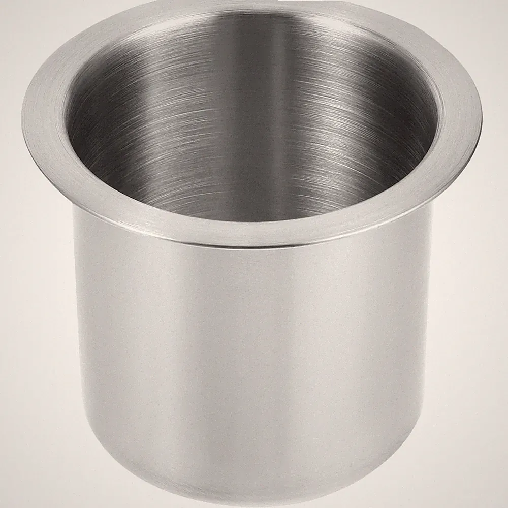 Stainless Steel Replacement Cup Holder Insert for Sofa Couch and Recliner - D...