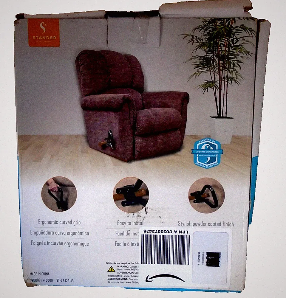 Stander Lever Extender Chair Recliner - Oversized Extension to Assist Elderly