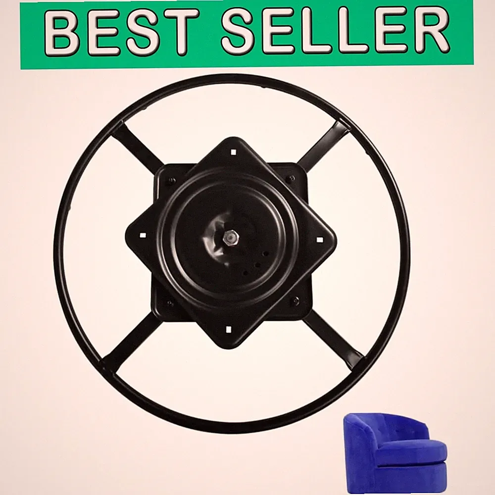 Universal 24-Inch Recliner Chair Swivel Base with 360-Degree Rotating Option